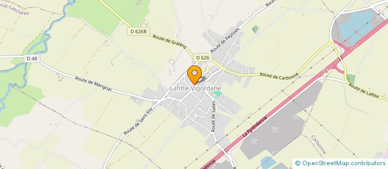 localisation de l'entreprise MADAME CORINNE COLLAS à LAFITTE-VIGORDANE
