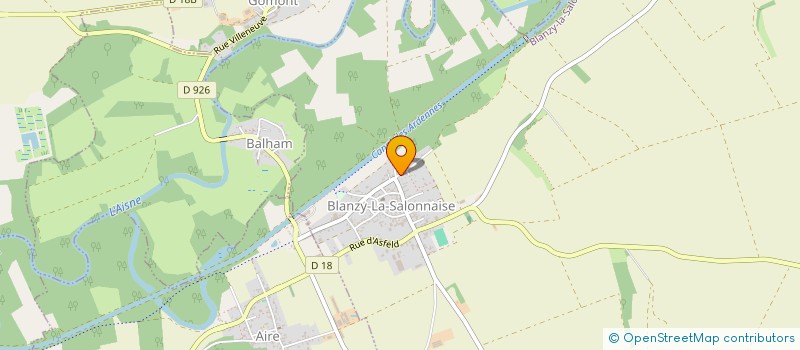 localisation de l'entreprise MADAME CORINNE COLLE  BLANZY-LA-SALONNAISE