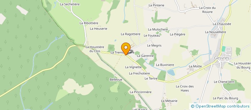 localisation de l'entreprise MADAME CORINNE COLLIN  GESVRES