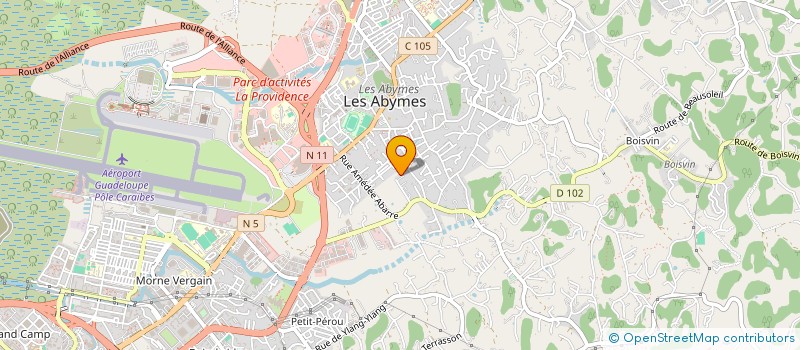 localisation de l'entreprise MADAME CORINNE COMAN à LES ABYMES