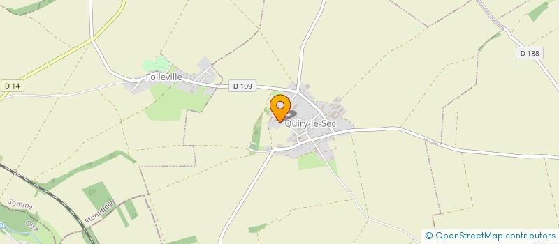 localisation de l'entreprise MADAME CORINNE COME  QUIRY-LE-SEC