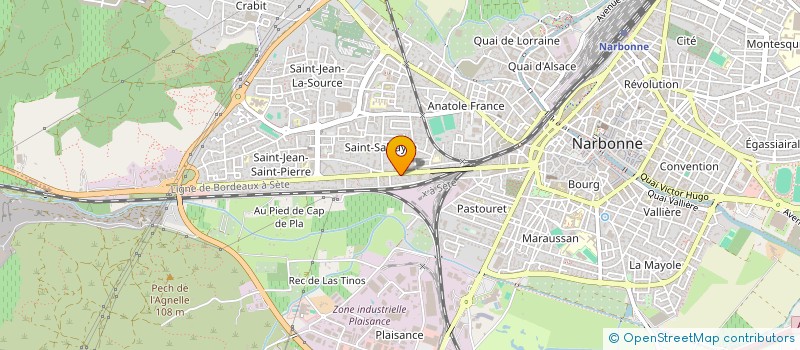 localisation de l'entreprise MADAME CORINNE CONGY  NARBONNE