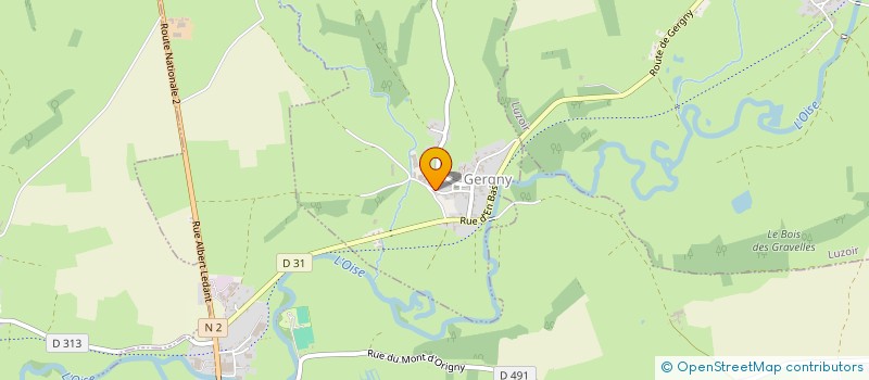 localisation de l'entreprise MADAME CORINNE COPIN  GERGNY