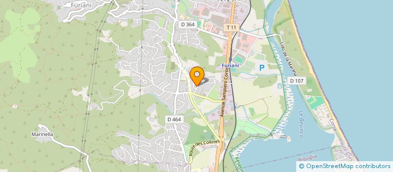 localisation de l'entreprise MADAME CORINNE COPPOLANI  FURIANI