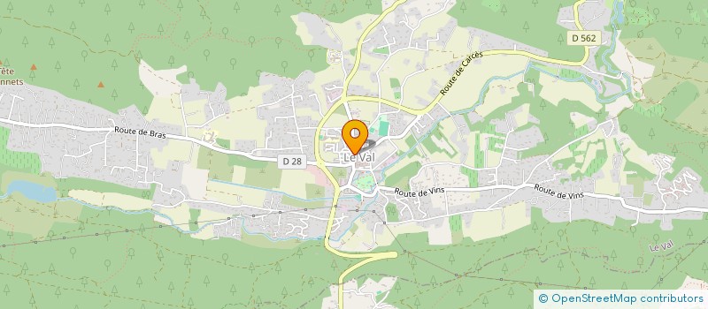 localisation de l'entreprise MADAME CORINNE CORINNE DELAIRE  LE VAL