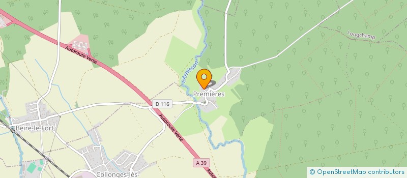 localisation de l'entreprise MADAME CORINNE CORNAUT  COLLONGES-ET-PREMIERES