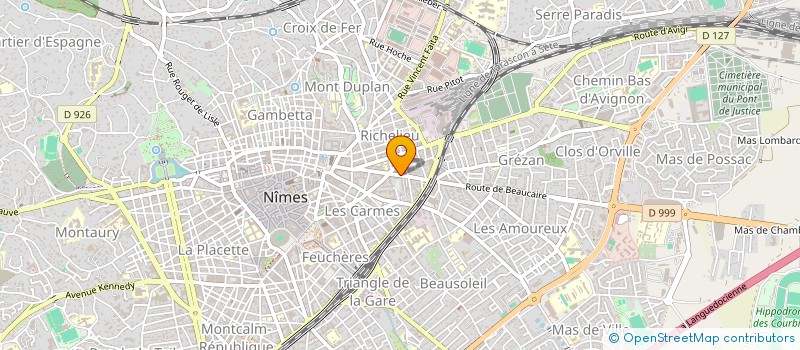 localisation de l'entreprise MADAME CORINNE CORNEAU  NIMES