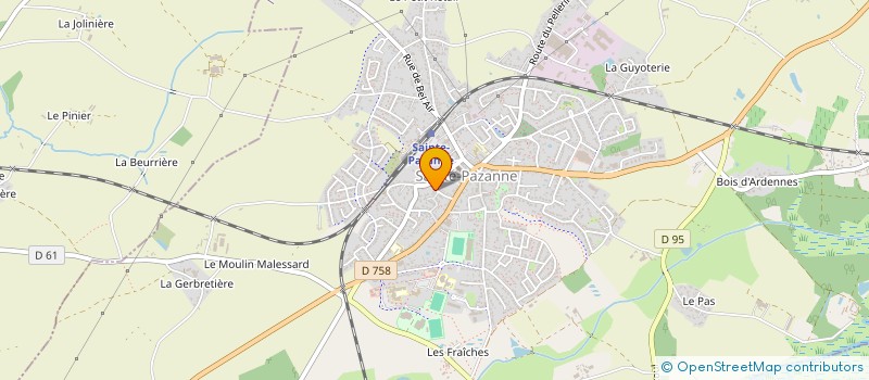 localisation de l'entreprise MADAME CORINNE CORNET à SAINTE-PAZANNE