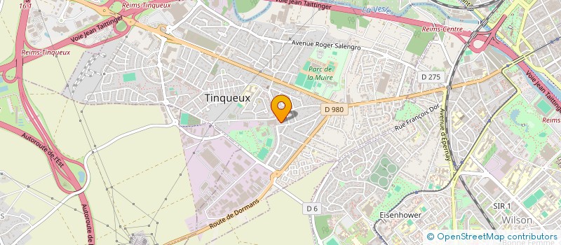 localisation de l'entreprise MADAME CORINNE CORNILLE  TINQUEUX