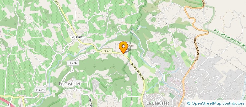 localisation de l'entreprise MADAME CORINNE CORRADO  LE CASTELLET