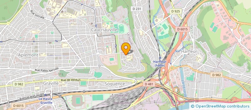 localisation de l'entreprise MADAME CORINNE CORREA  LE HAVRE