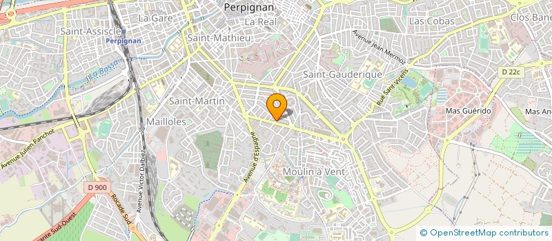 localisation de l'entreprise MADAME CORINNE CORTES  PERPIGNAN