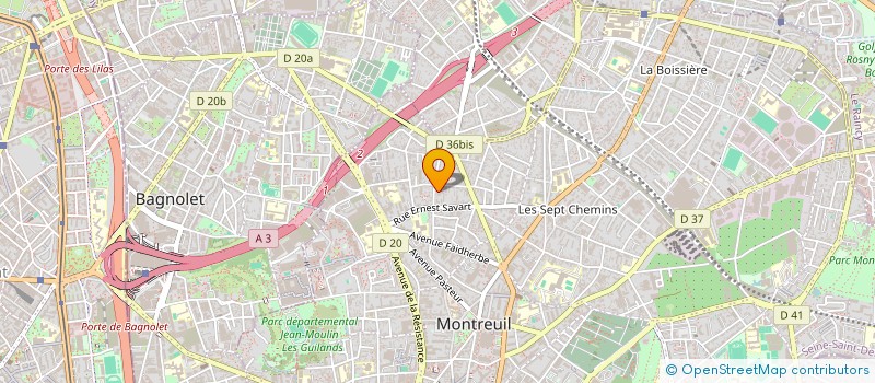 localisation de l'entreprise MADAME CORINNE COSTARD  MONTREUIL