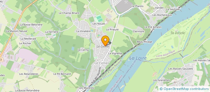 localisation de l'entreprise MADAME CORINNE COTTEUX à LE CELLIER