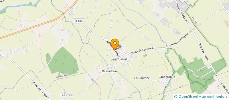 localisation de l'entreprise MADAME CORINNE COUGOT  SAINT-AVIT