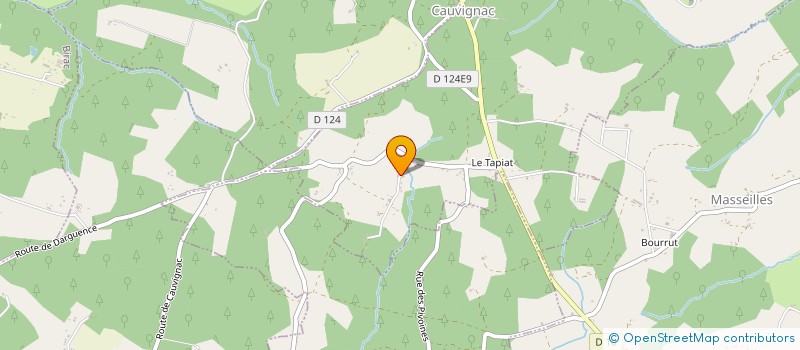 localisation de l'entreprise MADAME CORINNE COURBIN  CAUVIGNAC