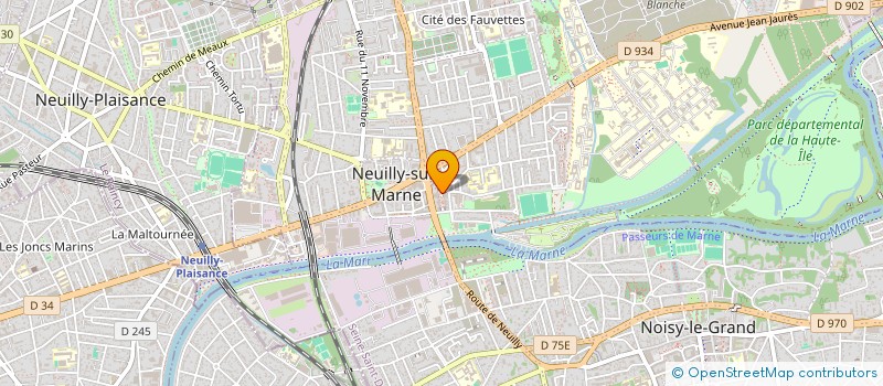 localisation de l'entreprise MADAME CORINNE CRABBE à NEUILLY-SUR-MARNE
