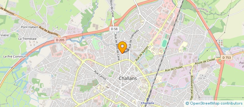 localisation de l'entreprise MADAME CORINNE CRATERE à CHALLANS