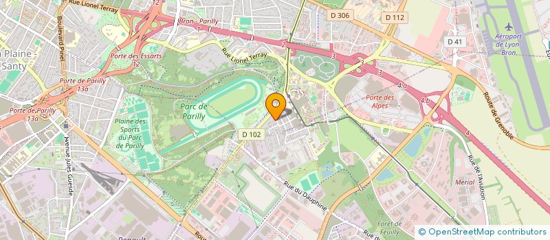 localisation de l'entreprise MADAME CORINNE CRISTEA  BRON