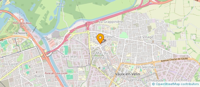 localisation de l'entreprise MADAME CORINNE CRISTOL  VAULX-EN-VELIN