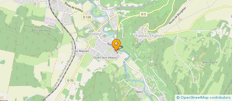 localisation de l'entreprise MADAME CORINNE CROCHE  VOITEUR