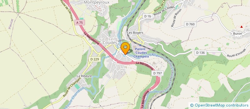 localisation de l'entreprise MADAME CORINNE CROIX à COUDES