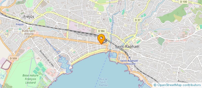 localisation de l'entreprise MADAME CORINNE CROVI à FREJUS