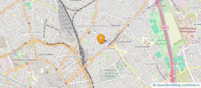 localisation de l'entreprise MADAME CORINNE CROZE  TOULOUSE