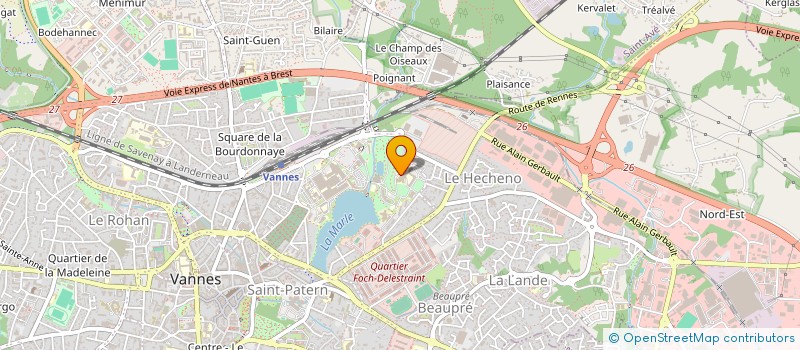 localisation de l'entreprise MADAME CORINNE CUDEVILLE à VANNES