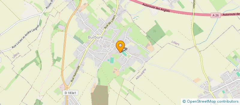 localisation de l'entreprise MADAME CORINNE CUVELIER  BURBURE