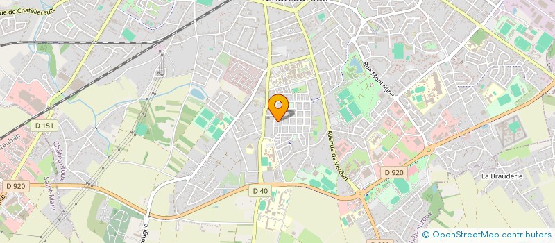 localisation de l'entreprise MADAME CORINNE DA COSTA à CHATEAUROUX