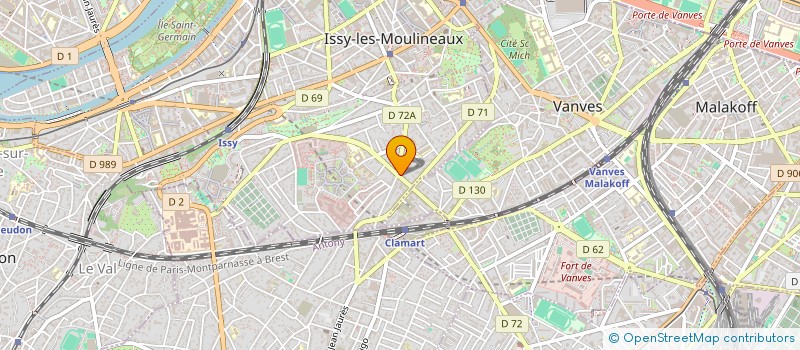 localisation de l'entreprise MADAME CORINNE DA SILVA à ISSY-LES-MOULINEAUX