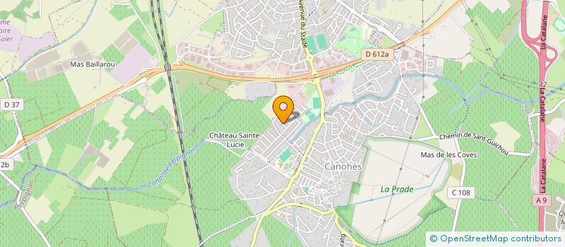 localisation de l'entreprise MADAME CORINNE DABAT  CANOHES