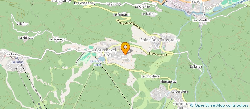 localisation de l'entreprise MADAME CORINNE DAEHN à COURCHEVEL