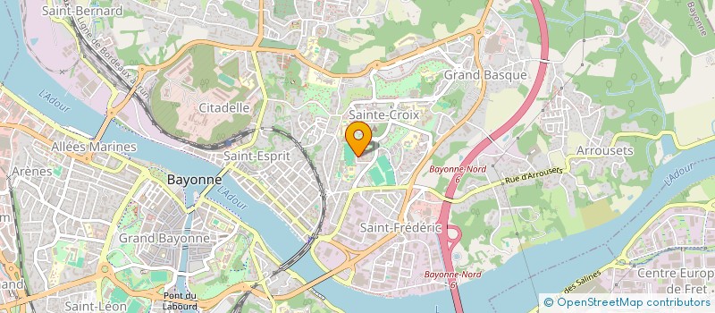 localisation de l'entreprise MADAME CORINNE DAMESTOY  BAYONNE