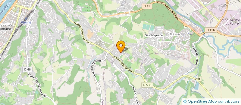 localisation de l'entreprise MADAME CORINNE DAMMAREZ à VIENNE