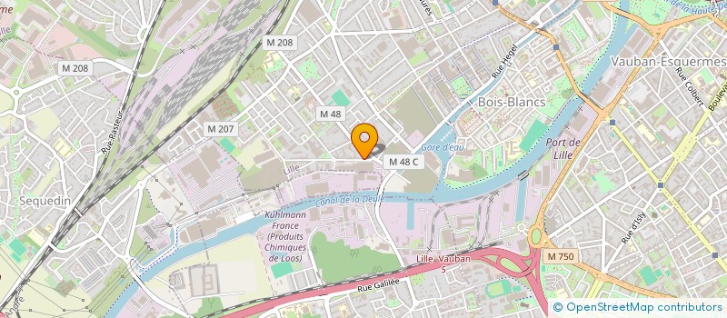 localisation de l'entreprise MADAME CORINNE DANESSE à LILLE