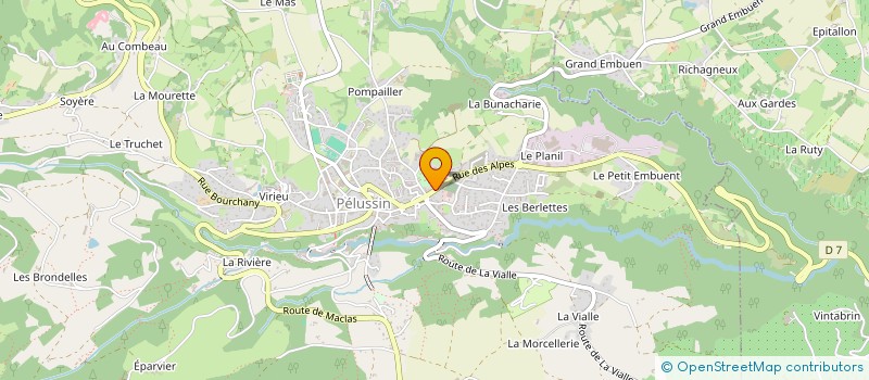 localisation de l'entreprise MADAME CORINNE DANIELE CHAUSSEMY à PELUSSIN