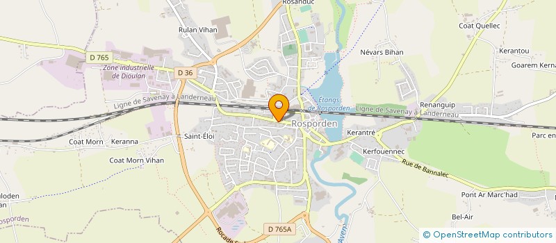 localisation de l'entreprise MADAME CORINNE DAOUDAL  ROSPORDEN