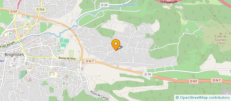 localisation de l'entreprise MADAME CORINNE DE BATTISTA à BRIGNOLES