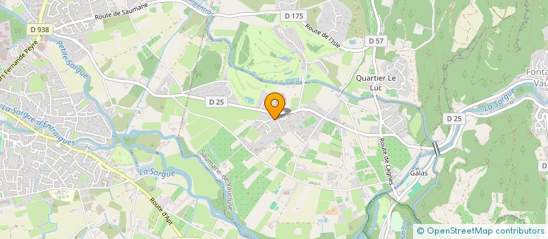 localisation de l'entreprise MADAME CORINNE DE GRUMBKOR  SAUMANE-DE-VAUCLUSE