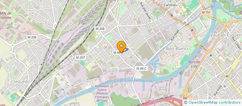 localisation de l'entreprise MADAME CORINNE DE PESTEL à LILLE