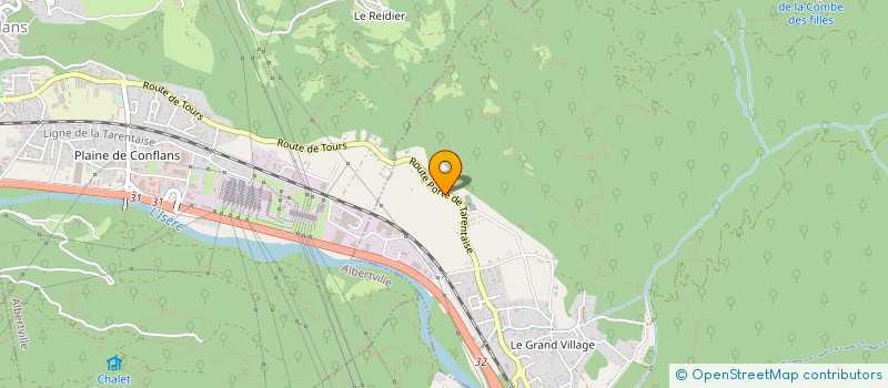 localisation de l'entreprise MADAME CORINNE DEALESSANDRI  TOURS-EN-SAVOIE