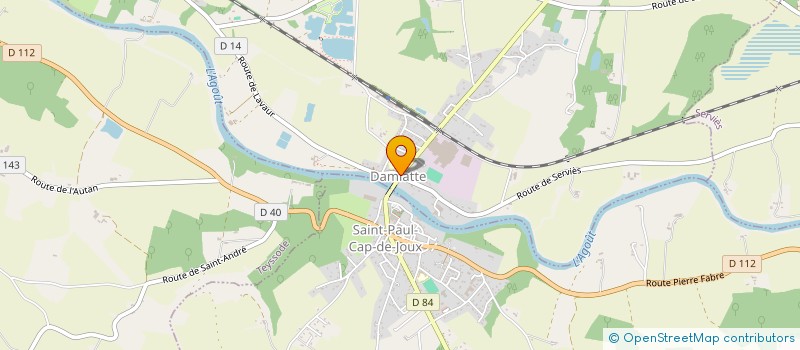 localisation de l'entreprise MADAME CORINNE DEBARD  DAMIATTE