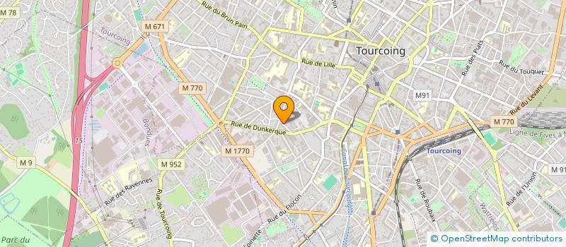 localisation de l'entreprise MADAME CORINNE DECLERCQ à TOURCOING
