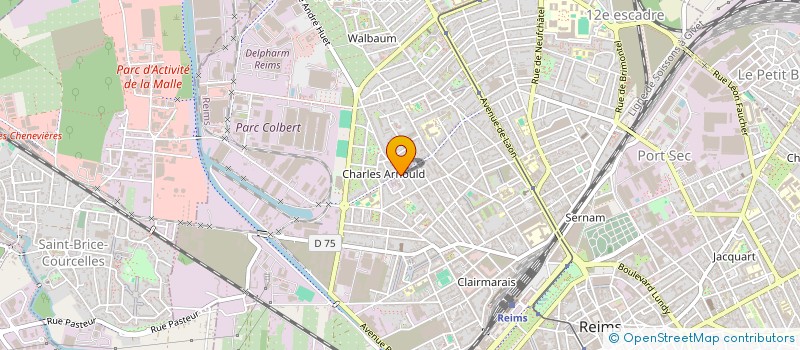 localisation de l'entreprise MADAME CORINNE DEHARDE à REIMS