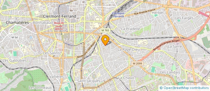 localisation de l'entreprise MADAME CORINNE DEKONINCK  CLERMONT-FERRAND