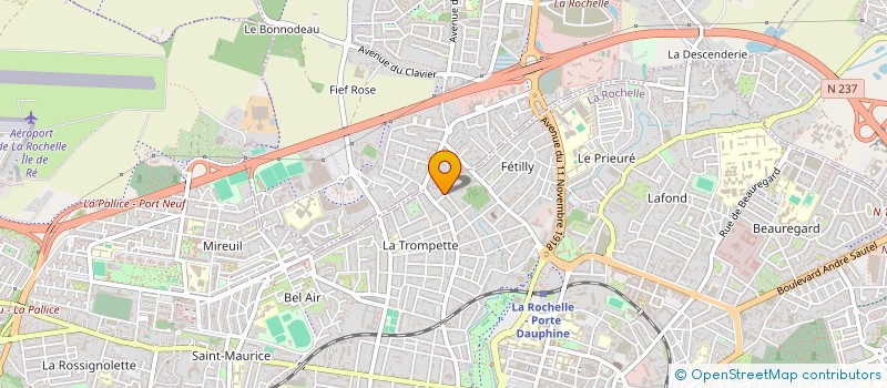 localisation de l'entreprise MADAME CORINNE DELACUVELLERIE  LA ROCHELLE