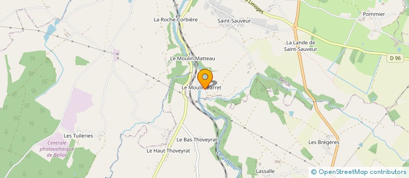 localisation de l'entreprise MADAME CORINNE DELAPLACE-PICARD à BELLAC