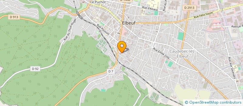 localisation de l'entreprise MADAME CORINNE DELAROCHE  ELBEUF